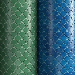 Materials 14- Fish scale tiles PBR 3D model
