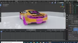 MCLAREN CAR  Low-poly 3D model