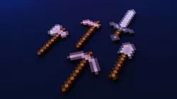 Minecraft Rock Item Pack Low-poly 3D model