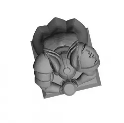 Miniature Palading Sword Down 3D model