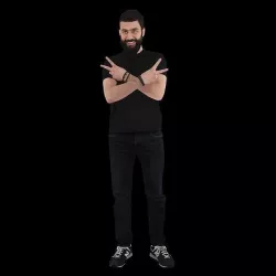 No475 - Man in Black 3D model