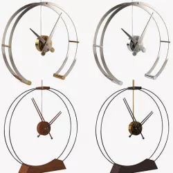 Nomon Aire and Omega table clocks 3D model