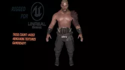 Norse Viking lowpoly Low-poly 3D model