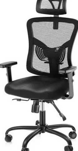 Office chair Low-poly 3D model