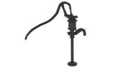 Old Fadhion Water Pumps in Gardens Low-poly 3D model