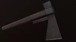 Old tomahawk Low-poly 3D model