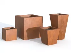 plant tub 02  Four Variations 3D model
