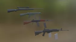 PolyGUNS v1 Low-poly 3D model