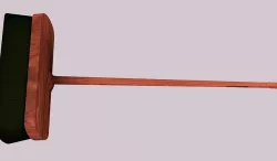 Push Broom - Scrub Brush Low-poly 3D model