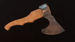 Restored tomahawk Low-poly 3D model