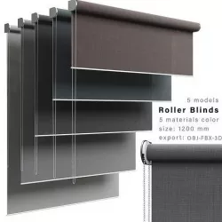 Roller blinds 01 3D model