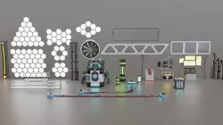 Sci-fi Assets Low-poly 3D model