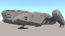 Sci Fi Dropship 3D model