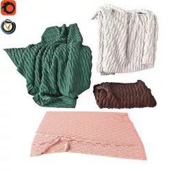 Set of blankets 3D model