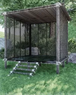 SHELTER Low-poly 3D model