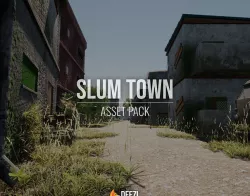 Slum Town - Asset Pack - Blend FBX OBJ DAE 3D model