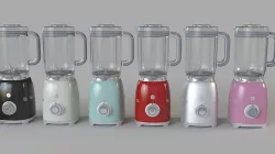 Smeg Retro Blender Set Of 6 3D model