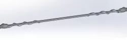 Snake Bo Staff 3D model