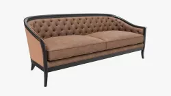 Sofa cabriole style 01 3D model