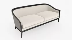 Sofa cabriole style 02 3D model