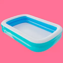 Square Inflatable Swimming Pool Low-poly 3D model