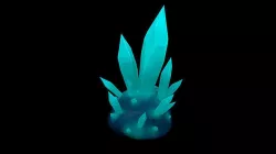Stylized Crystal Rock Low-poly 3D model