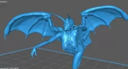 Succubus Demon Flyby 3D model