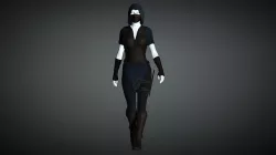 The Rogue - Fantasy Style Armor Low-poly 3D model