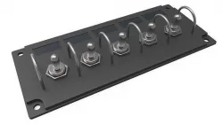 Toggle Switches Panel Low-poly 3D model