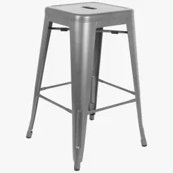 Tolix Stool 3D model