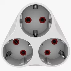 Triple Socket Low-poly 3D model