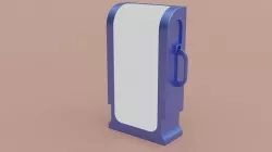 Vending machine sci-fi 3D model