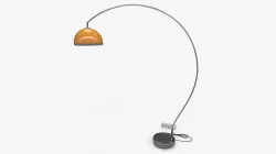 vintage arc lamp 3D model
