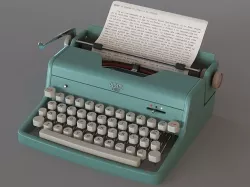 Vintage Typewriter 3D model