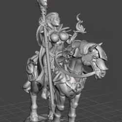 Witch on Horseback