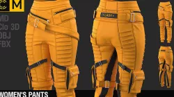 Women pants  3D model