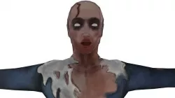 Zombi 3d lowpoly model ready  Low-poly 3D model