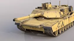 Abrams M1A2 Low-poly 3D model