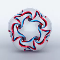 abstract object 3D model