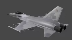 AIDC F-CK-1 Fighter  Taiwan 3D model