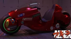 Akiras Motorcycle 3D model