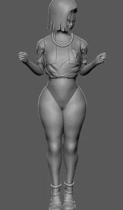 Android 18 Dragon ball Z 3D model
