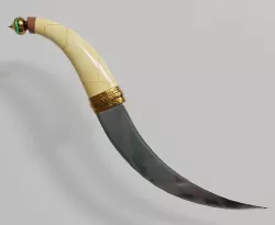 Arabian Dagger LP Low-poly 3D model