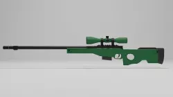 AWP AWM  Low-poly 3D model
