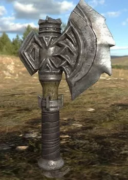 Axe warcraft Low-poly 3D model