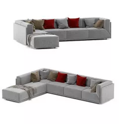 bacon modular sofa 3D model