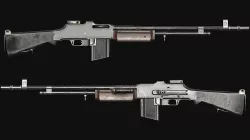 BAR M1918A2 Browning Automatic Rifle Low-poly 3D model