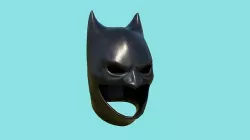 Batman Mask - Character Design DC Low-poly 3D model