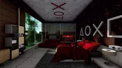 Bedroom Gaming Setup - Red Color Domination 3D model