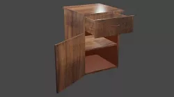 Bedside table 3D model